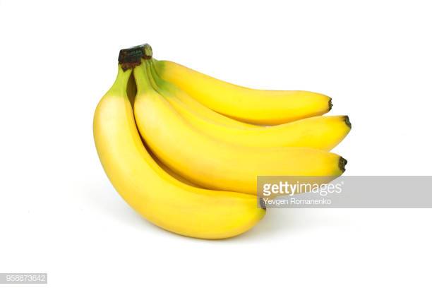 Bunch of bananas isolated on white background